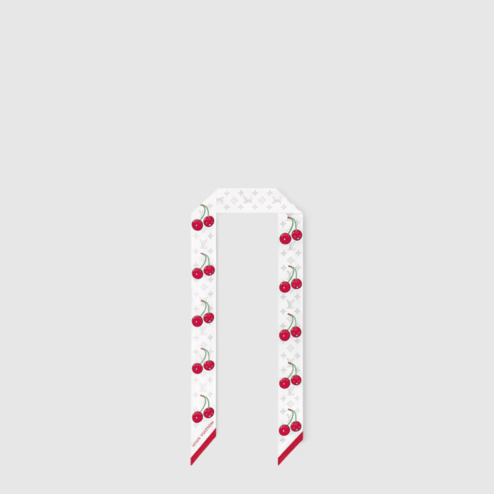 루이비통 LV x TM 모노그램 세리즈 방도 화이트&레드