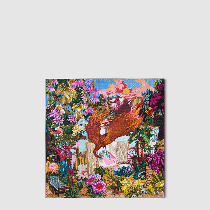 루이비통 Majestic 숄 멀티컬러