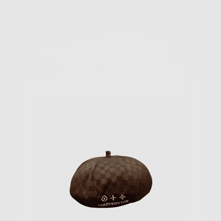 루이비통 베레모 브라운