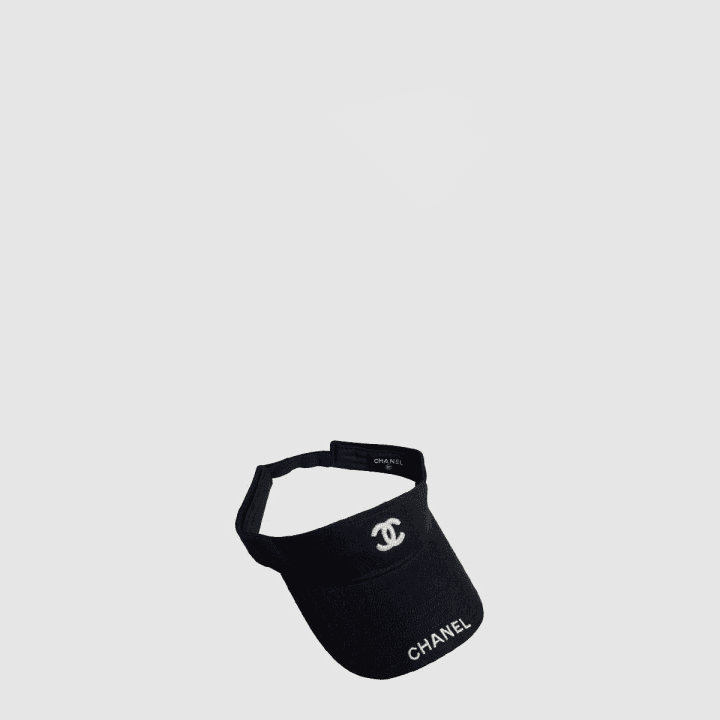 샤넬 블랙 선캡