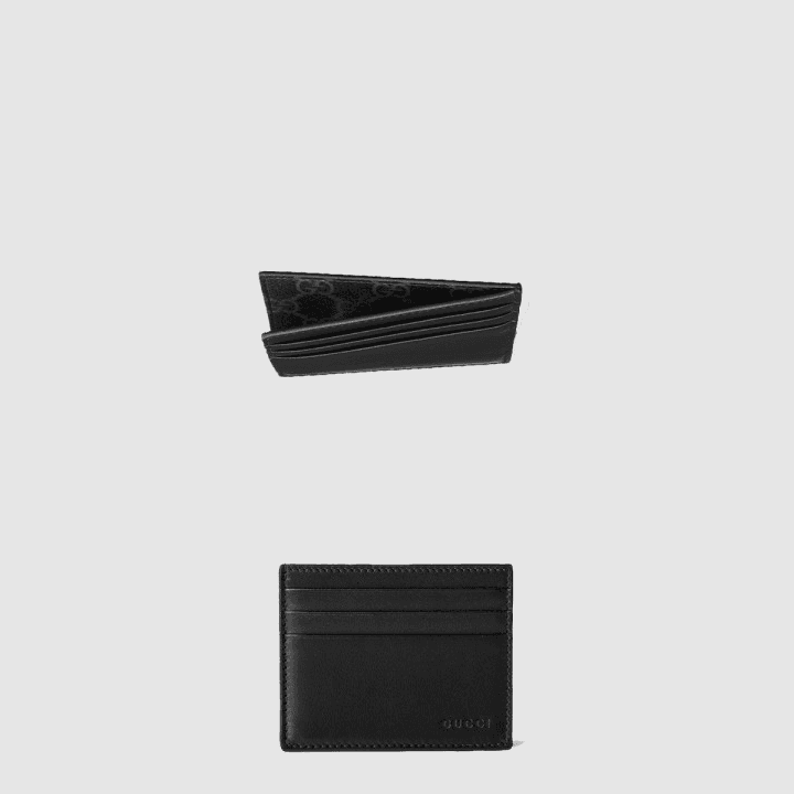 구찌 GG 엠블럼 카드 케이스 블랙