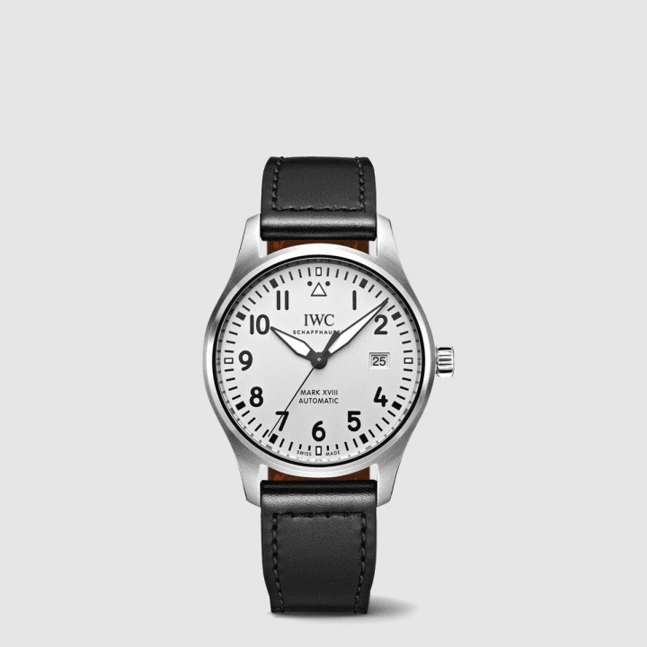 IWC 파일럿 워치 마크 XVIII 블랙&화이트