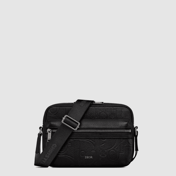 디올 Rider 2.0 지퍼 메신저 백 블랙 Dior Gravity 가죽