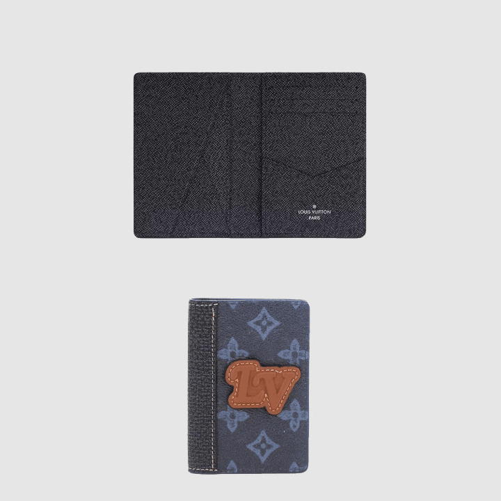 루이비통 모노그램 포켓 오거나이저 네이비
