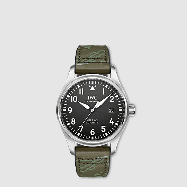 IWC 파일럿 워치 마크 XVIII 카키&블랙