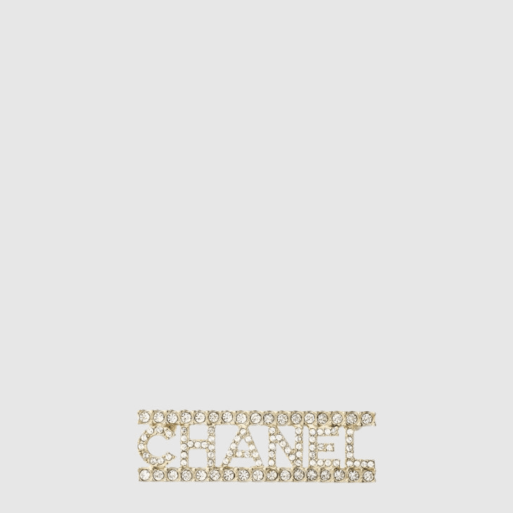 샤넬 골드 브로치