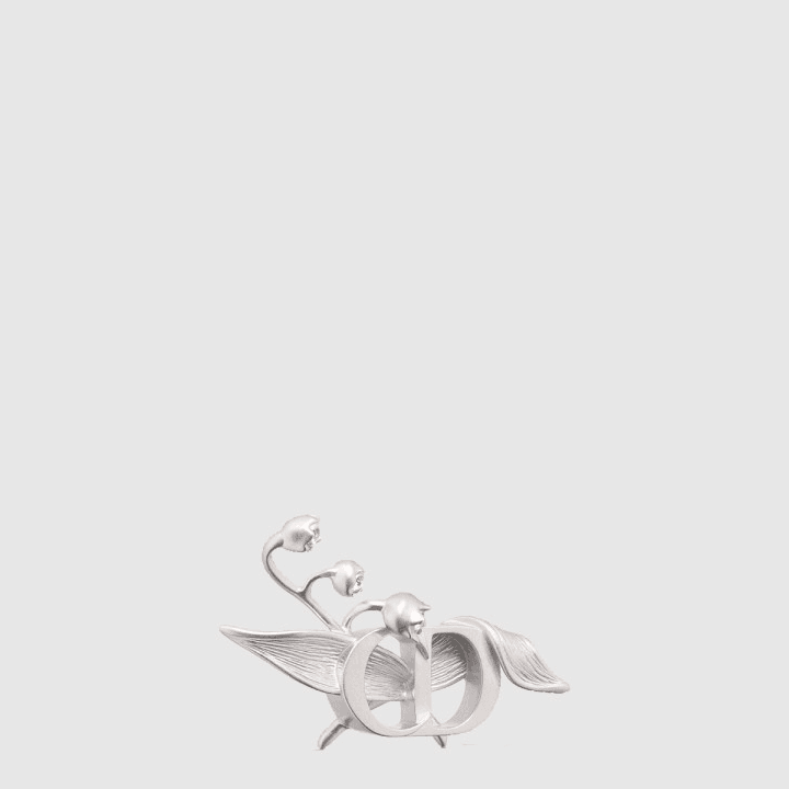 디올 CD 은방울꽃 브로치