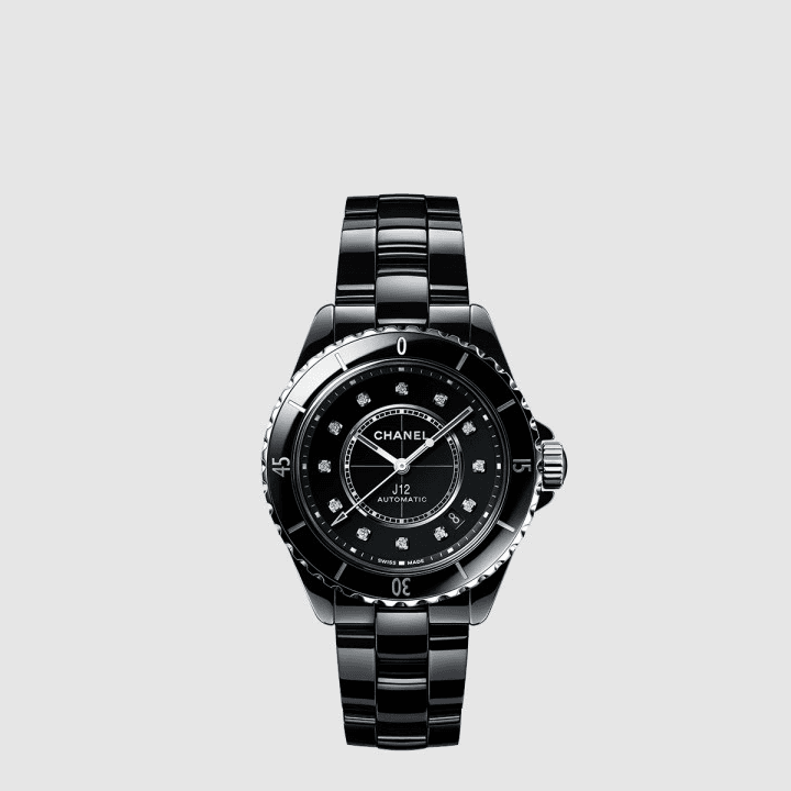 샤넬 J12 시계 칼리버 12.1, 38mm 블랙