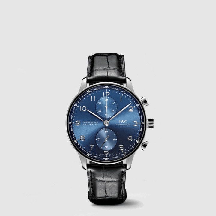 IWC 포르투기저 크로노그래프 블랙&블루