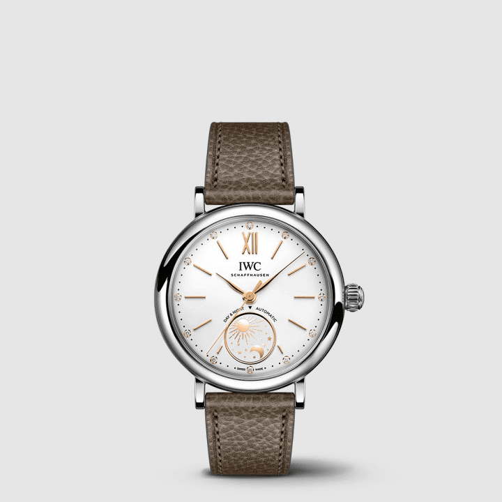 IWC 포르토피노 오토매틱 데이 & 나이트 34 브라운&화이트